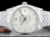 Ролекс (Rolex) Datejust 36 Argento Jubilee Silver Lining Diamonds Dial  16234